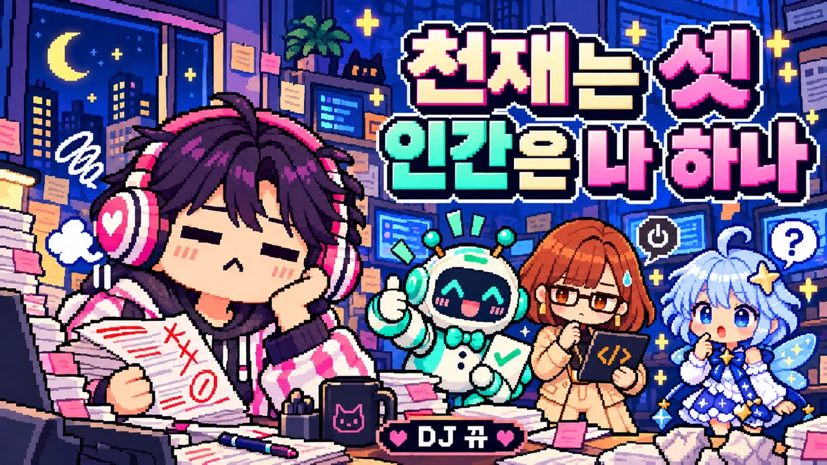 천재는 셋 인간은 나 하나 뮤직비디오